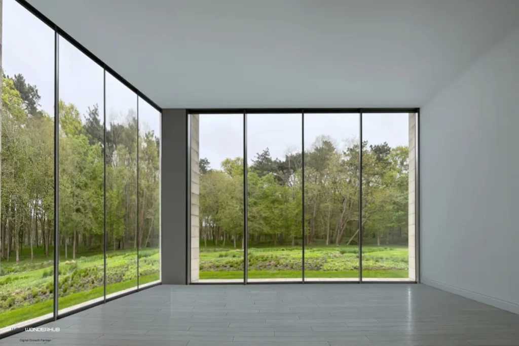 glass wall partition Dubai